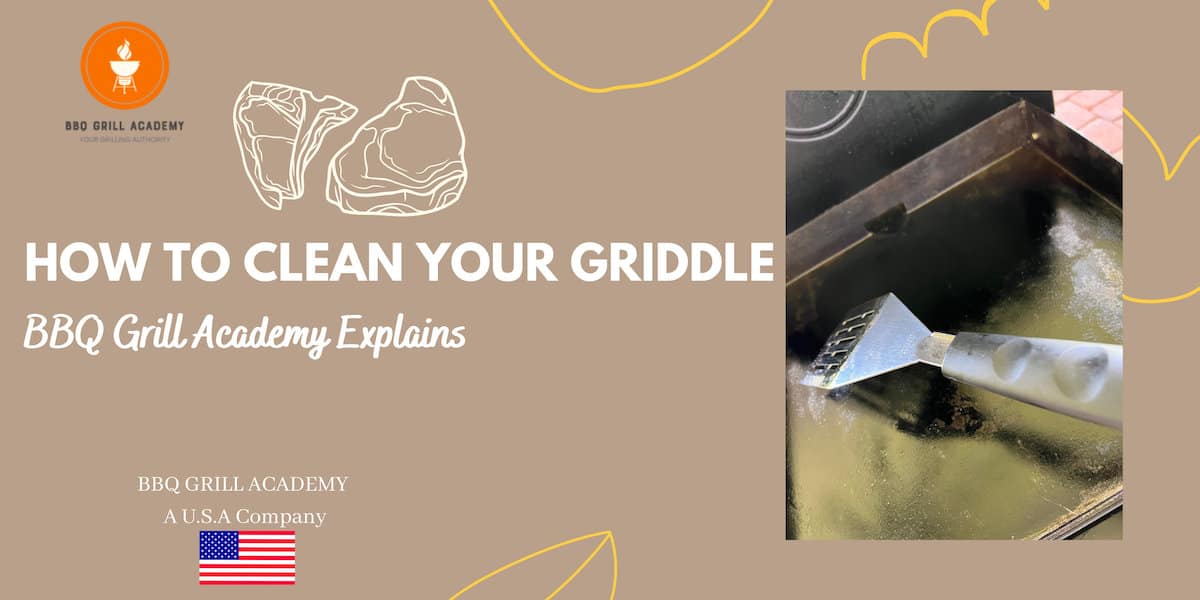 How to clean a flat top grill griddle