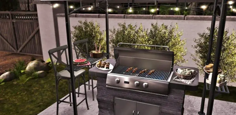 bbq grill outdoor kitchen